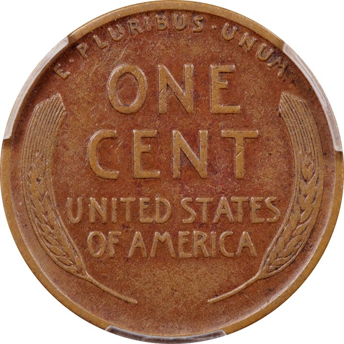 1914-D Lincoln Cent (1c) Reverse Image