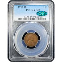 1914-D Lincoln Cent (1c) Obverse Image