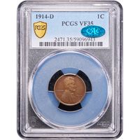 1914-D Lincoln Cent (1c) Obverse Image