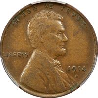 1914-D Lincoln Cent (1c) Obverse Image