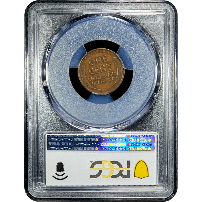 1914-D Lincoln Cent (1c) Reverse Slab Image
