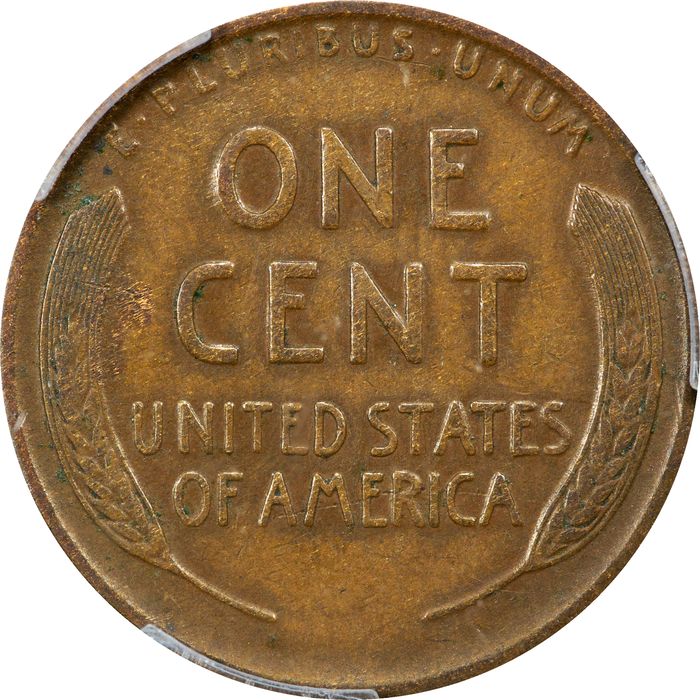 1914-D Lincoln Cent (1c) Reverse Image