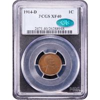 1914-D Lincoln Cent (1c) Obverse Image
