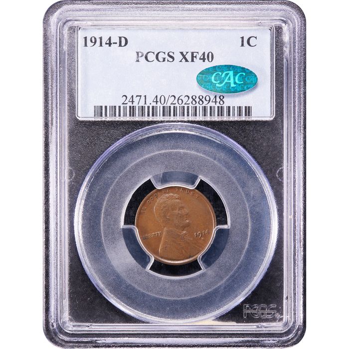 1914-D Lincoln Cent (1c) Obverse Image
