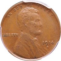 1914-D Lincoln Cent (1c) Photo 3
