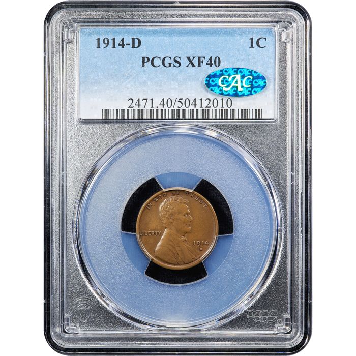 1914-D Lincoln Cent (1c) Obverse Image