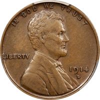 1914-D Lincoln Cent (1c) Photo 3