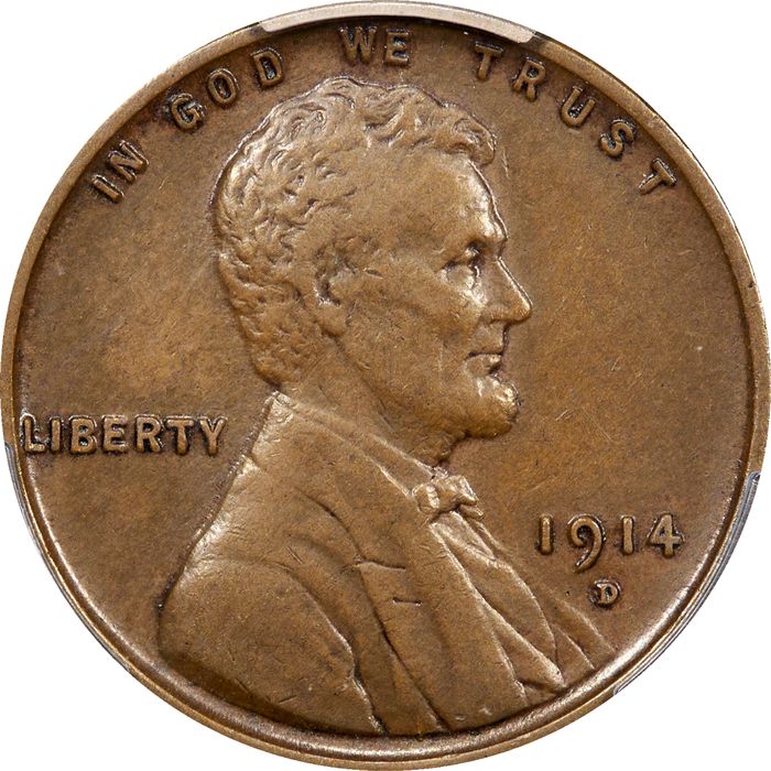 1914-D Lincoln Cent (1c) Photo 3