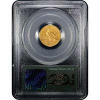 1914 Indian Gold Quarter Eagle ($2.50) OGH Reverse Image