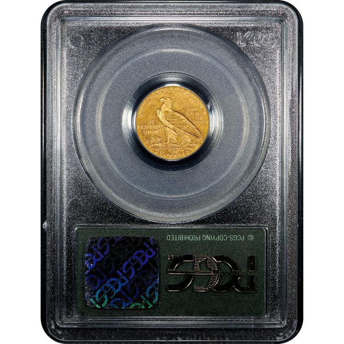 1914 Indian Gold Quarter Eagle ($2.50) OGH Reverse Image