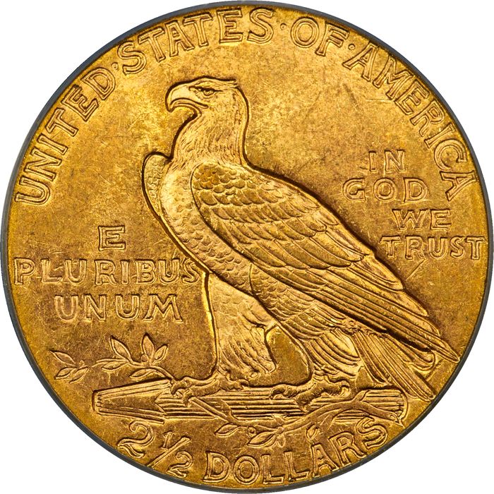 1914 Indian Gold Quarter Eagle ($2.50) OGH Photo 4