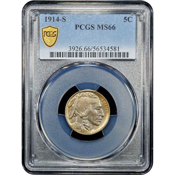 1914-S Buffalo Nickel (5c) Obverse Image