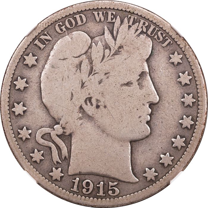 1915 Barber Half Dollar (50c) Obverse Image