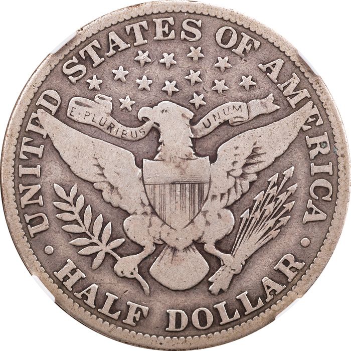 1915 Barber Half Dollar (50c) Reverse Image
