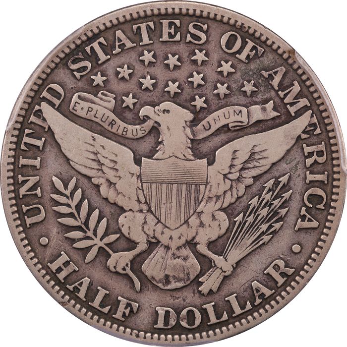 1915 Barber Half Dollar (50c) Reverse Image