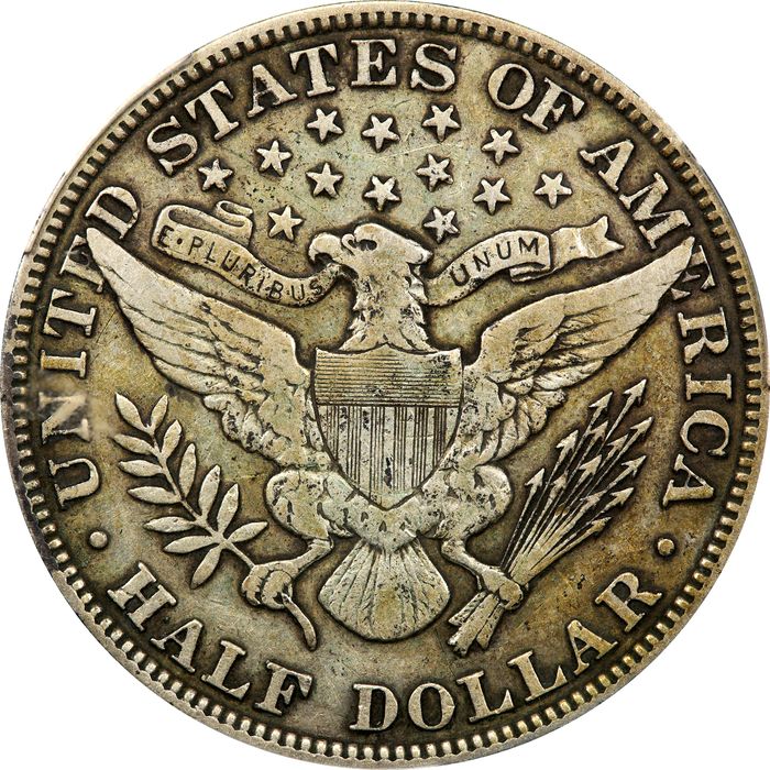 1915 Barber Half Dollar (50c) Reverse Image