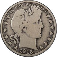 1915 Barber Half Dollar (50c) Obverse Image