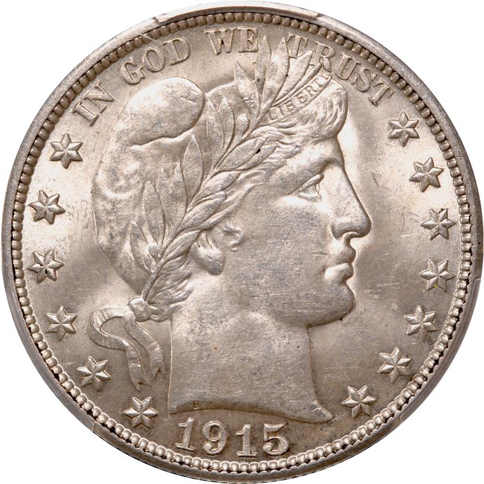 1915-D Barber Half Dollar (50c) Photo 3