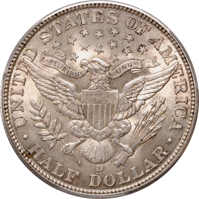 1915-D Barber Half Dollar (50c) Photo 4