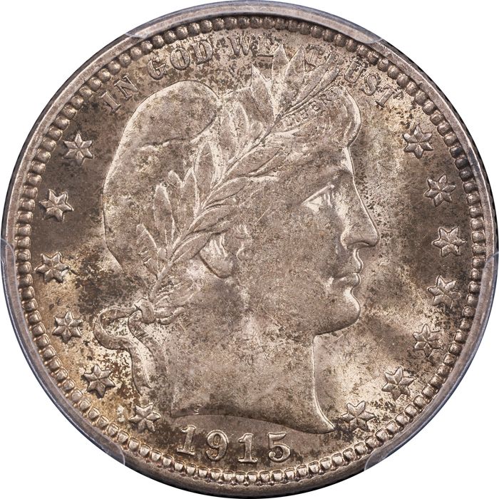 1915-D Barber Quarter (25c) Obverse Image