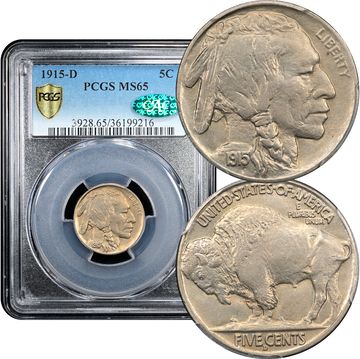 1915-D Buffalo Nickel (5c) Composite Image