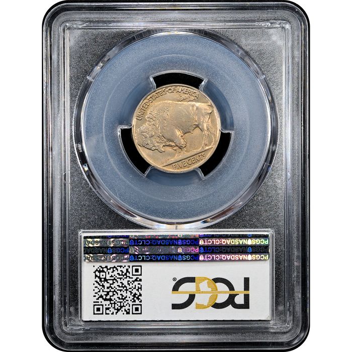 1915-D Buffalo Nickel (5c) Reverse Slab Image