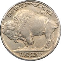 1915-D Buffalo Nickel (5c) Reverse Image