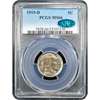 1915-D Buffalo Nickel (5c) Obverse Image