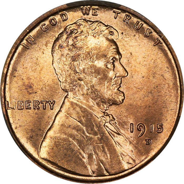 1915-D Lincoln Cent (1c) Obverse Image