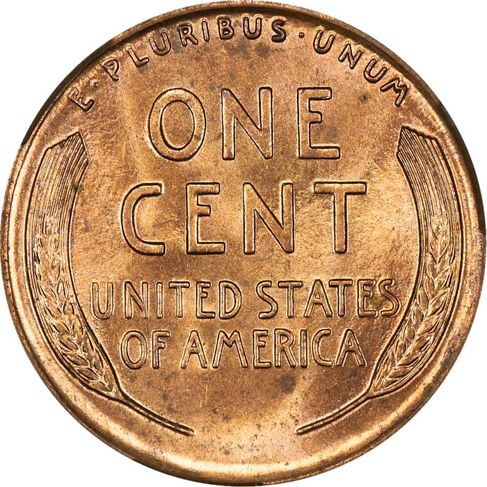1915-D Lincoln Cent (1c) Reverse Image