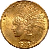 1915 Indian Gold Eagle ($10) Photo 3