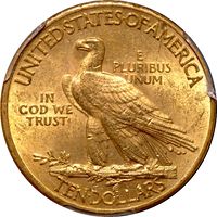 1915 Indian Gold Eagle ($10) Photo 4