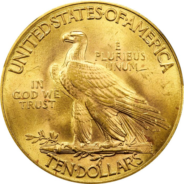 1915 Indian Gold Eagle ($10) Photo 4