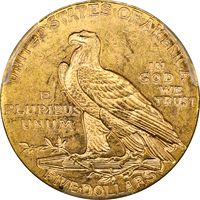 1915 Indian Gold Half Eagle ($5) Photo 4