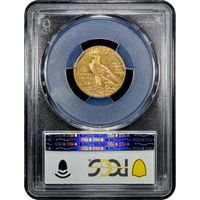 1915 Indian Gold Half Eagle ($5) Reverse Slab Image
