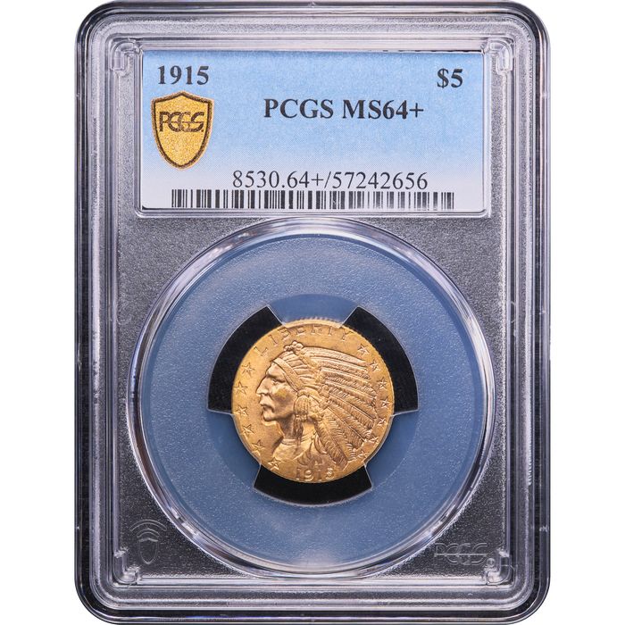 1915 Indian Gold Half Eagle ($5) Obverse Image