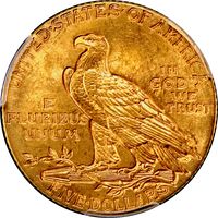 1915 Indian Gold Half Eagle ($5) Photo 4