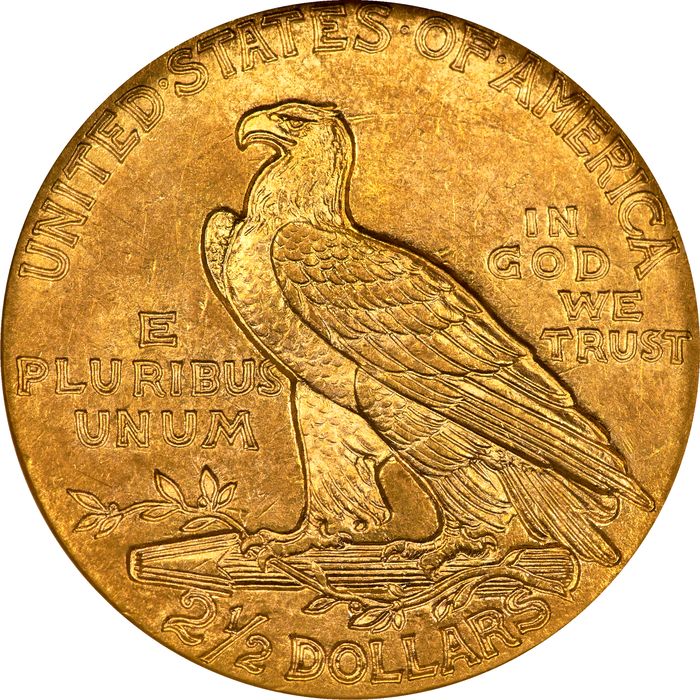 1915 Indian Gold Quarter Eagle ($2.50) Photo 4