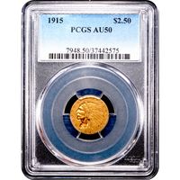 1915 Indian Gold Quarter Eagle ($2.50) Obverse Image