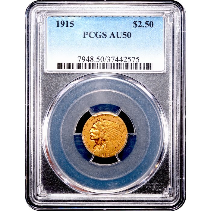 1915 Indian Gold Quarter Eagle ($2.50) Obverse Image