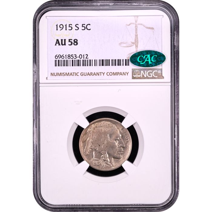 1915-S Buffalo Nickel (5c) Obverse Image
