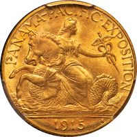 1915-S Panama-Pacific Commem Gold Quarter Eagle ($2.50) Photo 3