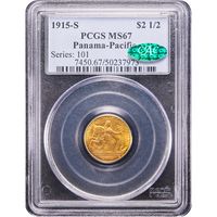 1915-S Panama-Pacific Commem Gold Quarter Eagle ($2.50) Obverse Image