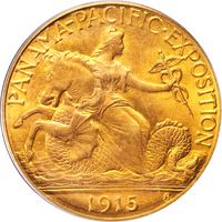 1915-S Panama-Pacific Commem Gold Quarter Eagle ($2.50) Photo 3