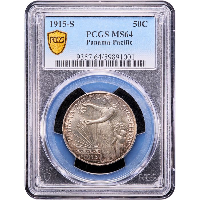 1915-S Panama-Pacific Commem Half Dollar (50c) Obverse Image