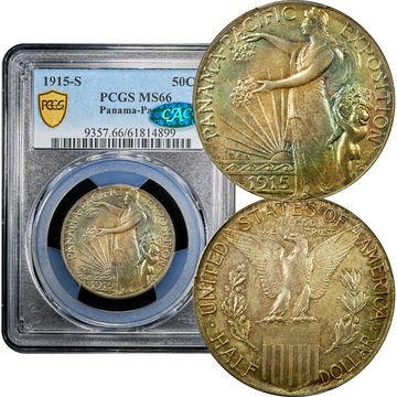1915-S Panama-Pacific Commem Half Dollar (50c) Composite Image