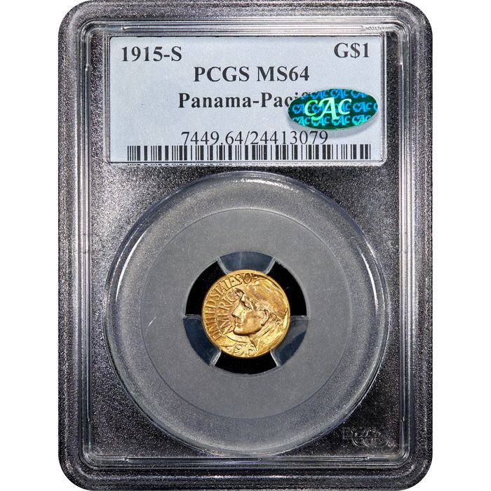 1915-S Panama-Pacific Commemorative Gold Dollar ($1) Obverse Image