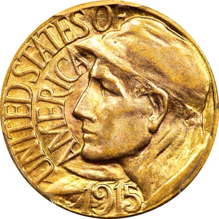 1915-S Panama-Pacific Commemorative Gold Dollar ($1) Photo 3