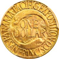 1915-S Panama-Pacific Commemorative Gold Dollar ($1) Photo 4