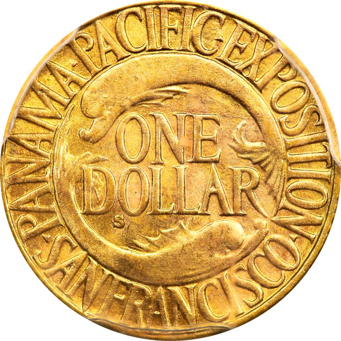 1915-S Panama-Pacific Commemorative Gold Dollar ($1) Photo 4